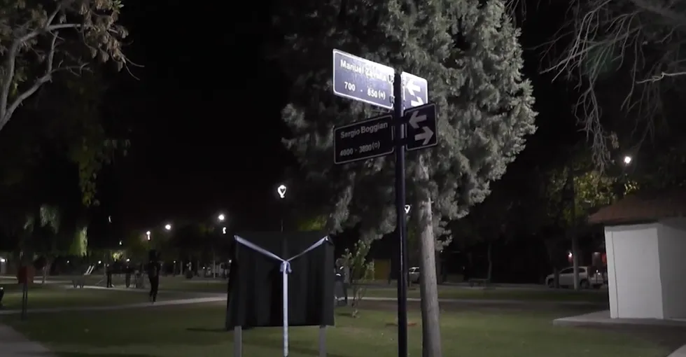 Rivadavia inauguró obras en la plaza de un populoso barrio