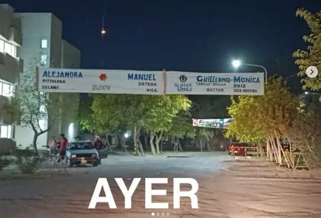 «La Universidad que soñamos no silencia voces»: un candidato a rector de la UNSJ denuncia que le sacan los pasacalles