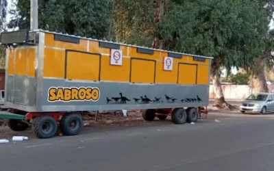 Con figuras de dinosaurios: así lucirán los «vehículos gastronómicos» que se instalarán en el Parque Belgrano