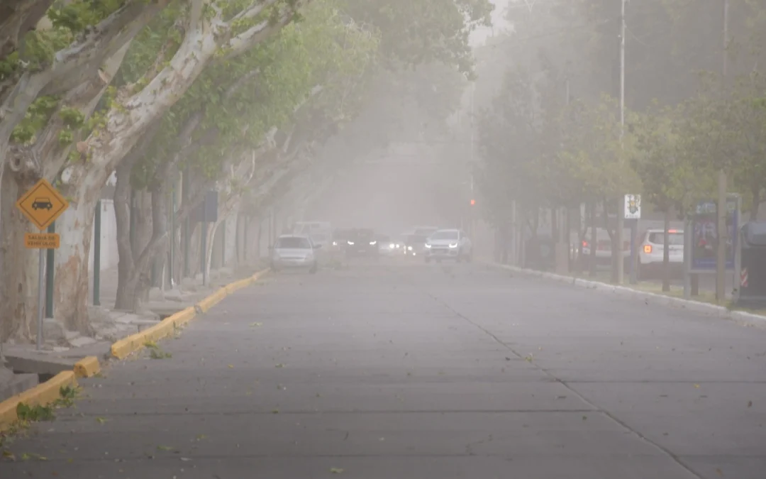 Viento sur todo el día y fuerte descenso de temperatura: pronóstico del tiempo de este viernes en San Juan