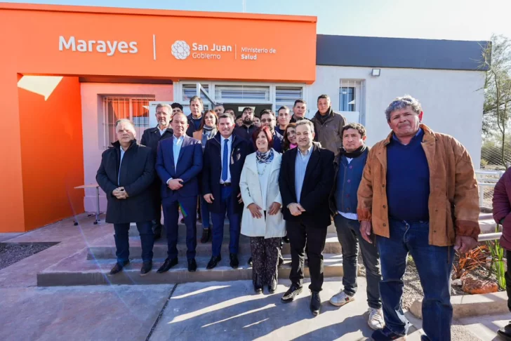 El gobernador Orrego inauguró el Centro de Salud de Marayes