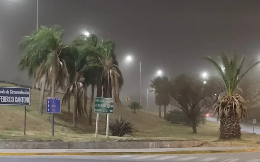 Tiempo en San Juan: pronostican fuerte viento sur para este martes por la noche