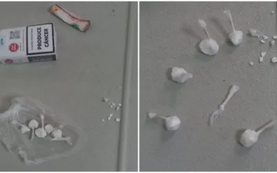 Un joven se autoagredió  y fue internado con cocaína en sus pertenencias