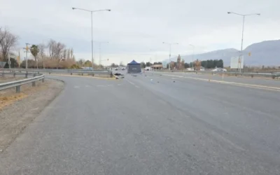 Choque trágico en la Ruta 40: un motociclista murió tras ser embestido por un camión