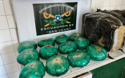 Gendarmería secuestró cocaína y hojas de coca en dos procedimientos en San Juan